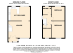 Floorplan of Toddington Road, Tophill, Luton, Bedfordshire, LU4 9ED