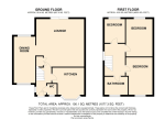 Floorplan of Alderton Close, Wigmore, Luton, Bedfordshire, LU2 9SA