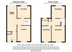 Floorplan of Telscombe Way, Stopsley, Luton, Bedfordshire, LU2 8QP