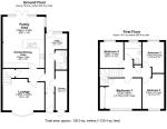 Floorplan of Park Leys, Harlington, Bedfordshire, LU5 6LY