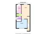 Floorplan of Chertsey Close, Wigmore, Luton, Bedfordshire, LU2 9JD