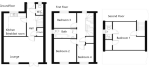 Floorplan of Cullen Close, Old Bedford Area, Luton, Bedfordshire, LU3 1FJ