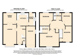 Floorplan of Denton Drive, Marston Moretaine, Bedfordshire, MK43 0NA