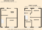 Floorplan of Hill Rise, Sundon Park, Luton, Bedfordshire, LU3 3EE