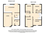 Floorplan of Honeypot Lane, Wootton, Bedfordshire, MK43 9QX