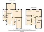 Floorplan of Howard Close, Haynes, Bedfordshire, MK45 3QH