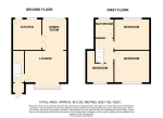 Floorplan of Priestleys, Farley Hill, Luton, Bedfordshire, LU1 5QL