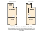 Floorplan of Kingston Road, Round Green, Luton, Bedfordshire, LU2 7SA