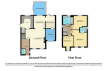 Floorplan of Lichfield Close, Kempston, Bedfordshire, MK42 8UA
