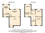 Floorplan of Nightingale Close, Putteridge, Luton, Bedfordshire, LU2 8EZ