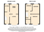 Floorplan of Blundell Road, Icknield, Luton, Bedfordshire, LU3 1SG