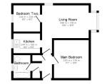 Floorplan of Petunia Court, Biscot Mill, Luton, Bedfordshire, LU3 1XT