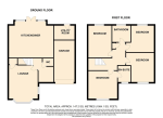 Floorplan of Clinton Avenue, Round Green, Luton, Bedfordshire, LU2 7LT