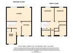 Floorplan of Benson Close, Bramingham, Luton, Bedfordshire, LU3 3QP