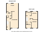 Floorplan of Benson Close, Bramingham, Luton, Bedfordshire, LU3 3QP