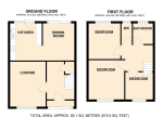 Floorplan of Byron Road, L & D Borders, Luton, Bedfordshire, LU4 0HX