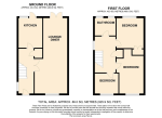 Floorplan of Bideford Gardens, New Bedford Road Area, Luton, Bedfordshire, LU3 1UE