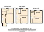 Floorplan of Beverley Road, Beech Hill, Luton, Bedfordshire, LU4 8EU