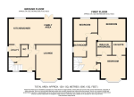 Floorplan of Dove Close, Caddington, Bedfordshire, LU1 4FN