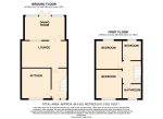 Floorplan of Ilford Close, Stopsley, Luton, Bedfordshire, LU2 8JT