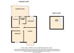 Floorplan of Matlock Crescent, L & D Borders, Luton, Bedfordshire, LU4 0BP