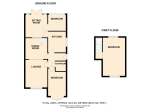Floorplan of Poplar Avenue, Warden Hills, Luton, Bedfordshire, LU3 2BP