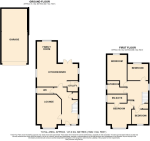 Floorplan of Poppy Drive, Ampthill, Bedfordshire, MK45 2AT
