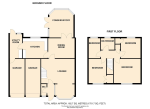 Floorplan of Foxbury Close, Old Bedford Road Area, Luton, Bedfordshire, LU2 7BQ