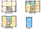 Floorplan of Corncroft Leys, Houghton Conquest, Beds, MK45 3GS