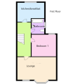 Floorplan of Tennyson Road, Luton, Bedfordshire, LU1 1RR