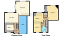 Floorplan of Hawthorn Way, Silsoe, Beds, MK45 4DE