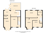 Floorplan of Kidner Close, Bushmead, Luton, Bedfordshire, LU2 7SX