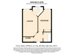 Floorplan of Hughes Court, Lucas Gardens, Luton, Bedfordshire, LU3 4BN