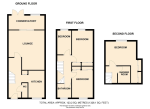 Floorplan of Woodbridge Close, Leagrave, Luton, Bedfordshire, LU4 9DB
