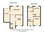 Floorplan of Danvers Drive, Barton Hills, Luton, Bedfordshire, LU3 4EF