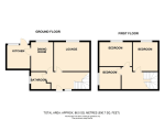 Floorplan of Norman Road, Barton Le Clay, Bedfordshire, MK45 4QA