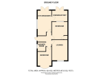 Floorplan of Laburnum Close, Warden Hills, Luton, Bedfordshire, LU3 2DR