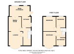 Floorplan of Windermere Crescent, Leagrave, Luton, Bedfordshire, LU3 2PR