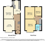 Floorplan of Graham Gardens, New Bedford Road Area, Luton, Bedfordshire, LU3 1NQ