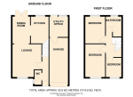 Floorplan of Thetford Gardens, Bushmead, Luton, Bedfordshire, LU2 7FE