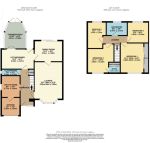 Floorplan of Kershaw Close, Barton Hills, Luton, Bedfordshire, LU3 4AT