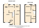 Floorplan of Thetford Gardens, Bushmead, Luton, Bedfordshire, LU2 7FE