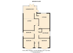 Floorplan of Lynwood Avenue, Stopsley, Luton, Bedfordshire, LU2 7TY
