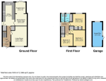Floorplan of Redgrave Gardens, Bramingham, Luton, Bedfordshire, LU3 3QN