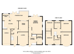 Floorplan of Hillview Crescent, Warden Hills, Luton, Bedfordshire, LU2 7AA