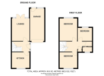 Floorplan of Horsham Close, Stopsley, Luton, Bedfordshire, LU2 8JH