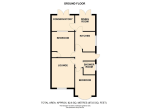 Floorplan of Laburnum Grove, Warden Hills, Luton, Bedfordshire, LU3 2DW