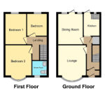 Floorplan of Bancroft Road, Icknield, Luton, Bedfordshire, LU3 2NB