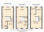 Floorplan of Trowbridge Gardens, Old Bedford Road Area, Luton, Bedfordshire, LU2 7JY
