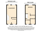 Floorplan of Cowdray Close, Stopsley, Luton, Bedfordshire, LU2 8QS